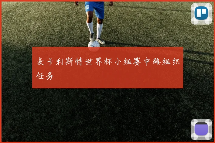 麦卡利斯特世界杯小组赛中路组织任务